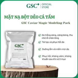 Mặt nạ bột GSC, mặt nạ bột dẻo cho da mụn, trắng sáng, mềm mịn Caviar Magic Modeling Pack 1000g 2