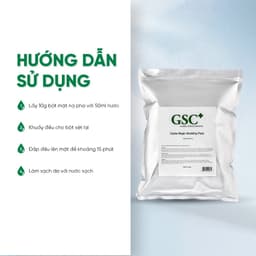 Mặt nạ bột GSC, mặt nạ bột dẻo cho da mụn, trắng sáng, mềm mịn Caviar Magic Modeling Pack 1000g 8