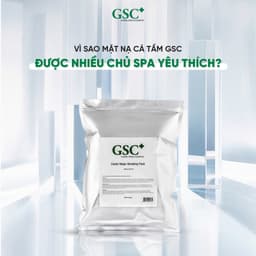 Mặt nạ bột GSC, mặt nạ bột dẻo cho da mụn, trắng sáng, mềm mịn Caviar Magic Modeling Pack 1000g 5