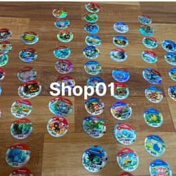 (Cũ) Combo 6c Thẻ pokemon xu nhựa pokemon thẻ toonies pokemon xu sắt 2