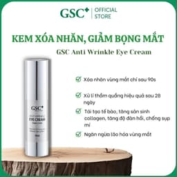 Kem mắt, xóa nhăn, tan bọng mắt, xóa thâm, giảm nhăn, dưỡng ẩm GSC anti wrinkle eye cream 15ml 2