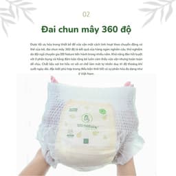 Bỉm dán quần sợi bamboo organic cao cấp BB Nature Hàn Quốc cho bé đủ size S62/ M52/ L44/ Xl40/ XXL38 9