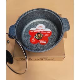Thố Đúc Nguyên Khối- nồi đúc Kho Cá Vân Đá Cao Cấp Dùng Được Cho Bếp Từ 16-18-20-22-24cm 4