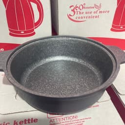 Thố Đúc Nguyên Khối- nồi đúc Kho Cá Vân Đá Cao Cấp Dùng Được Cho Bếp Từ 16-18-20-22-24cm 6