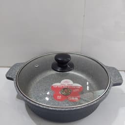 Thố Đúc Nguyên Khối- nồi đúc Kho Cá Vân Đá Cao Cấp Dùng Được Cho Bếp Từ 16-18-20-22-24cm 7