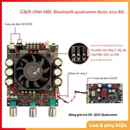 Mạch Khuếch Đại Âm Thanh 2.0 Và Bluetooth 5.3 TPA3225 300Wx2 Wuzhi 3002T ( Chính Hãng Wuzhi) 6