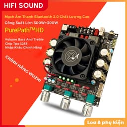 Mạch Khuếch Đại Âm Thanh 2.0 Và Bluetooth 5.3 TPA3225 300Wx2 Wuzhi 3002T ( Chính Hãng Wuzhi) 1