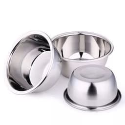 Thau inox - Chậu inox sâu inox size 18 -20 -22 -24-26-28-30 cm 2