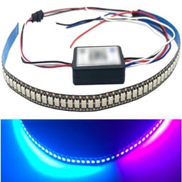 DMX001 ĐIỀU KHIỂN DEMI XI NHAN 1 CỔNG FULL MÀU CHO CẢN TRƯỚC CỐP SAU XE OTO MOTO ARGB WS2812B WS2811 3