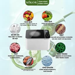 Máy Khử Khuẩn Thực Phẩm Bằng Hydroxyl MIKOR MR11 5