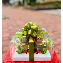 Cỏ điểm trang trí giỏ quà 7