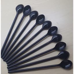 muỗng sinh tố-muỗng trà chanh nhựa dài mầu ngẫu nhiên 8