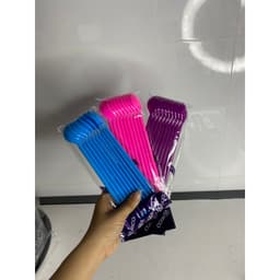 muỗng sinh tố-muỗng trà chanh nhựa dài mầu ngẫu nhiên 9