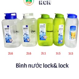 Bình lock&lock- bình đựng nước- bình đựng trà sữa- bình nước để tủ lạnh- 1l5-2l1-2l6 1
