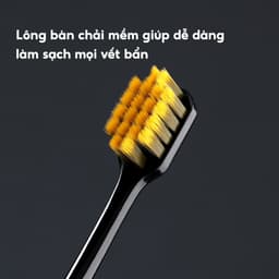 COMBO 6 Bàn chải đánh răng Pha Lê lông tơ mềm mại, Bàn chải than tre hoạt tính Nhật Bản chải Êm Sạch 4