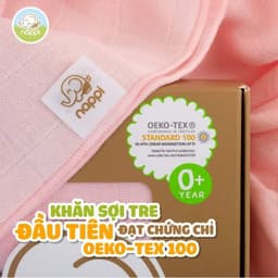 Khăn sữa sợi tre mipbi (hộp 6 cái) chuẩn organic an toàn cho bé 6