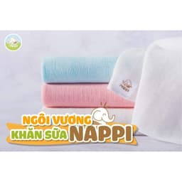 Khăn sữa sợi tre mipbi (hộp 6 cái) chuẩn organic an toàn cho bé 3