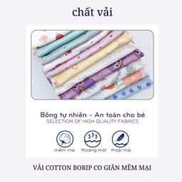 [10-29KG] Đồ Bộ Thu Đông Cho Bé Gái KIMCHIBABY Vải Cotton Cao Cấp 190gsm Họa Tiết Hoạt Hình, Bộ Dài Tay Cho Bé KD610 9