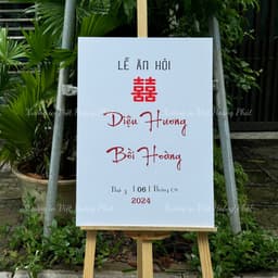 Bảng Cổng Cưới (Link 1)Bảng Đón Khách Để Cổng Cưới, Bảng Chào Đám Cưới, Bảng Welcome Đám Cưới 6