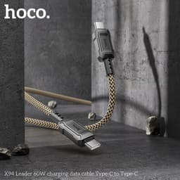 Cáp sạc nhanh Hoco X94/ X59 dài 1M/ 2M 2 đầu Type-c/ Micro/ Li@ght@ning chính hãng 7