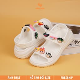 Dép Quai Hậu Cho Bé Gái KanKanStore Xăng Đan Bánh Mì Có Quai Trẻ Em KA64 4