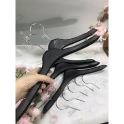 (COMBO 30-40-50 CÁI) Móc Nhựa Treo Quần Áo  Size 38cm LOẠI 1, Chất Liệu Nhựa Đen Sơn Bóng Không Xước Quần Áo 8