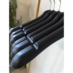 (COMBO 30-40-50 CÁI) Móc Nhựa Treo Quần Áo  Size 38cm LOẠI 1, Chất Liệu Nhựa Đen Sơn Bóng Không Xước Quần Áo 9