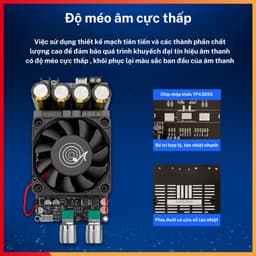 Mạch sub 600w, Mạch Siêu trầm Zk-6001 DC18-50V Loa siêu trầm 5