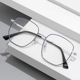 Gọng kính cận thời trang nam nữ  NARO EYEWEAR dáng vuông chống tia UV chất liệu titanium cao cấp - 10AD315 2