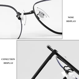 Gọng kính cận thời trang nam nữ  NARO EYEWEAR dáng vuông chống tia UV chất liệu titanium cao cấp - 10AD315 4