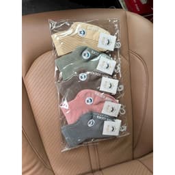 Set 10 Đôi Tất Cổ Bo Cao Cho Bé Trai Bé Gái Chất Gân Tăm Thấm Hút Mồ Hôi Co Giãn Tốt SS25 { T209 } 4