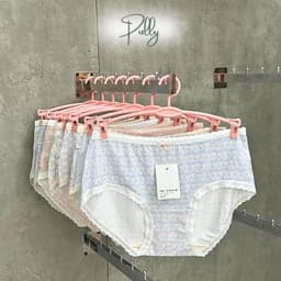 (COMBO 30 CÁI) Móc Kẹp Đồ Lót, Đồ Bikini Nhựa Trắng/ Hồng 8