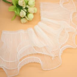 Voan Lưới quấn bánh sinh nhật 1.8M *13Cm, cuộn nơ voan cuộn thành bánh kem 8