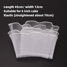 Voan Lưới quấn bánh sinh nhật 1.8M *13Cm, cuộn nơ voan cuộn thành bánh kem 7