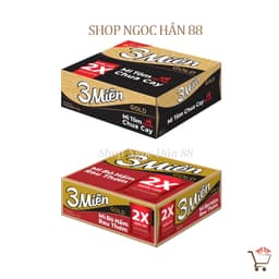 [Chính Hãng] Mì Ba Miền Gold thùng 30gói x 75g 1