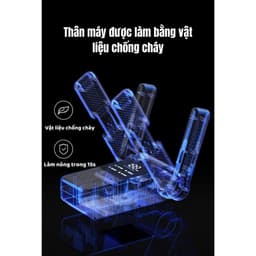 Máy Sấy Giày Thông Minh RULAX, Sấy Được 2 Đôi Cùng Một Lúc, Khử Khuẩn UV Và Ion Âm 8