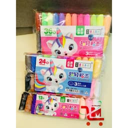 Đất Sét/Đất Nặn Tự Khô 12, 24, 36 Màu - Bộ Đồ Chơi Đất Nặn Tự Khô Nhật Bản-Cho Bé Sáng Tạo-Giao Mẫu Ngẫu Nhiên 1