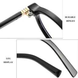 Gọng kính cận thời trang nam nữ ANDU dáng oval chống tia UV chất liệu nhựa phong cách MIUMIU - 9070 5