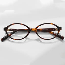 Gọng kính cận thời trang nam nữ ANDU dáng oval chống tia UV chất liệu nhựa phong cách MIUMIU - 9070 2