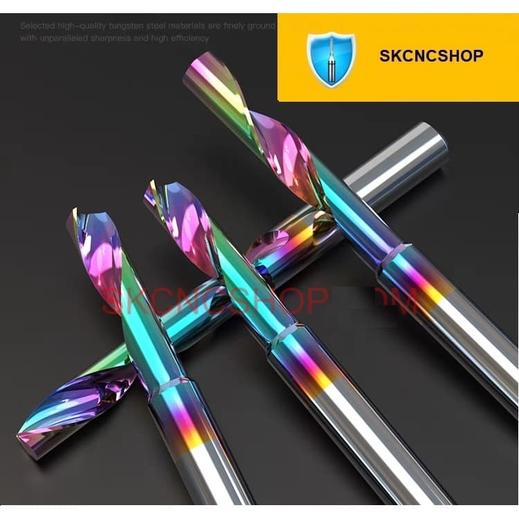 Mũi dao 1 me chuyên Nhôm phủ DLC - ENDMILL - HRC60 - SK CNC SHOP