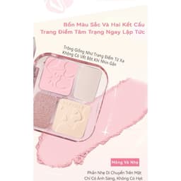 [ VEECCI ] VEECCI Phấn Má Hồng ,  Highlight bắt sáng 4trong1 Sắc Tông Nude Tự Nhiên 9g 7