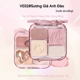 [ VEECCI ] VEECCI Phấn Má Hồng ,  Highlight bắt sáng 4trong1 Sắc Tông Nude Tự Nhiên 9g 3