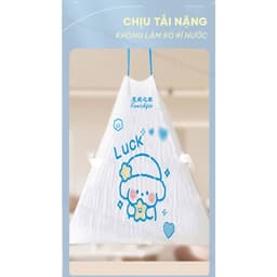 Cuộn 100 Túi Đựng Rác Minaier Tự Phân Hủy Có Dây Rút Chịu Lực Tốt, Không Gỉ Nước VH929 3