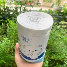 Cuộn 100 Túi Đựng Rác Minaier Tự Phân Hủy Có Dây Rút Chịu Lực Tốt, Không Gỉ Nước VH929 6