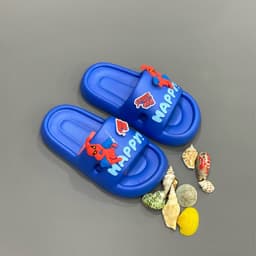 Dép lê Happy cho bé trai quai ngang bánh mì trẻ em siêu nhẹ Họa Tiết Siêu Nhân và Bat Man D2 2