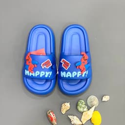 Dép lê Happy cho bé trai quai ngang bánh mì trẻ em siêu nhẹ Họa Tiết Siêu Nhân và Bat Man D2 9