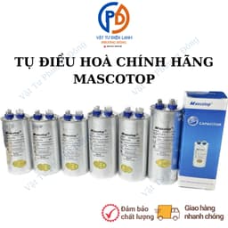 TỤ NGẬM MÁY LẠNH MASCOTOP CBB65 450VAC – TỤ ĐIỆN MÁY LẠNH, TỤ BLOCK
 1