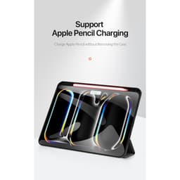 [Chính Hãng DUX DUCIS] Bao Da iPad PRO 13" M4/M5 2024/2025 DOMO Series Khay Dẻo Vải Jean Có Khay Bút 3