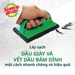 Bàn chải chà sàn nhà tắm 3M Scotch-Brite, chà sàn nhà vệ sinh siêu sạch, không trầy xước 5