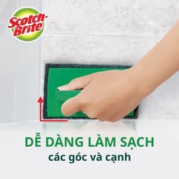 Bàn chải chà sàn nhà tắm 3M Scotch-Brite, chà sàn nhà vệ sinh siêu sạch, không trầy xước 4